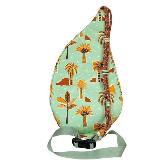 NWT Kavu Mini Rope Sling Vintage Palm Bag - Picture 5 of 5